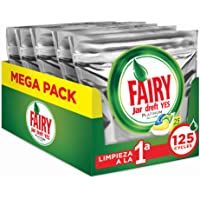 Los mejores  - FAIRY Platinum All in One - Cápsulas para lavavajillas- Pack de 125 cápsulas (5 x 25)